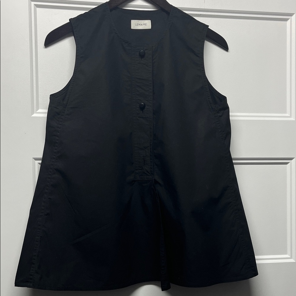 Lemaire Black Sleeveless Top